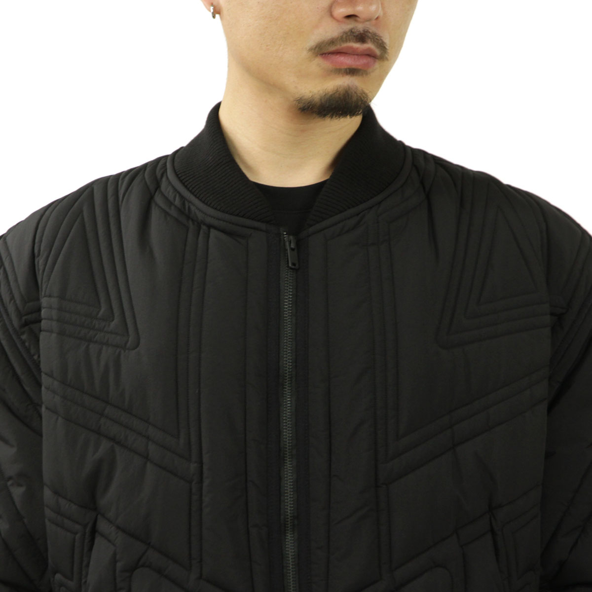 磻꡼  MA-1  Y-3  ܥС㥱å QUILTED BOMBER JACKET IL2059 BLACK