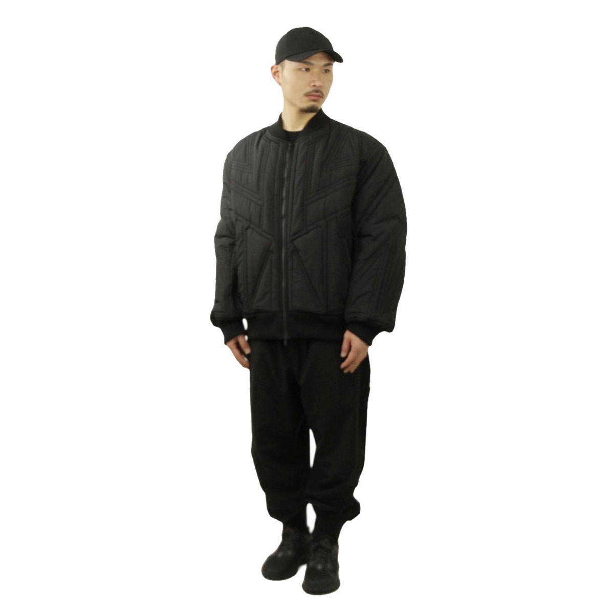 磻꡼  MA-1  Y-3  ܥС㥱å QUILTED BOMBER JACKET IL2059 BLACK