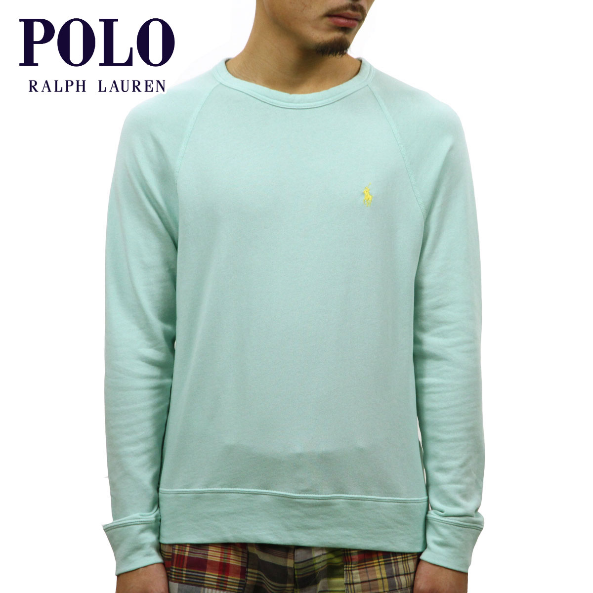 �ݥ� ���ե������ �������å� ��� ������ POLO RALPH LAUREN �ȥ졼�ʡ�  COTTON SPA TERRY SWEATSHIRT A05B B1C C1D D5E E08F