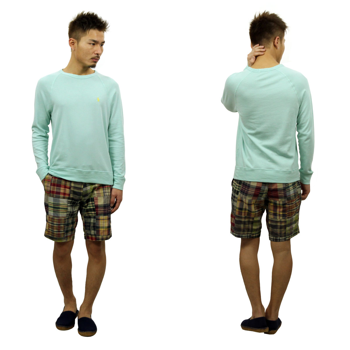 �ݥ� ���ե������ �������å� ��� ������ POLO RALPH LAUREN �ȥ졼�ʡ�  COTTON SPA TERRY SWEATSHIRT A05B B1C C1D D5E E08F