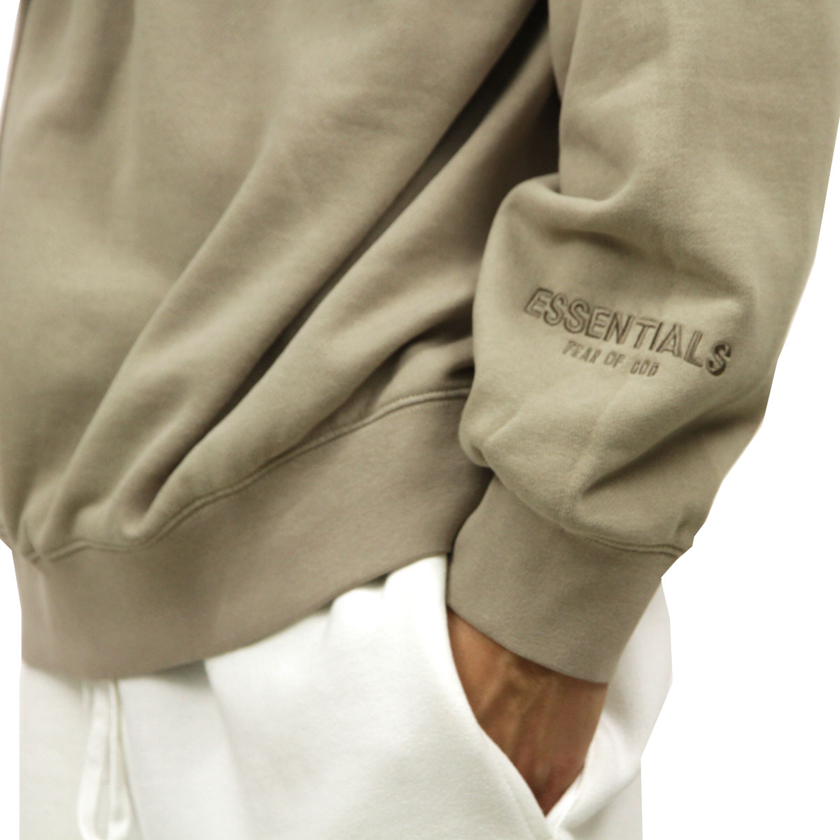 �ե������֥��å� fog essentials �������å� ��� ������ FEAR OF GOD �������� �ȥ졼�ʡ� �������åȥ��㥱�å� FOG - FEAR OF GOD ESSENTIALS CREW NECK SWEATSHIRT TAN AA5B B1C C1D D5E E18