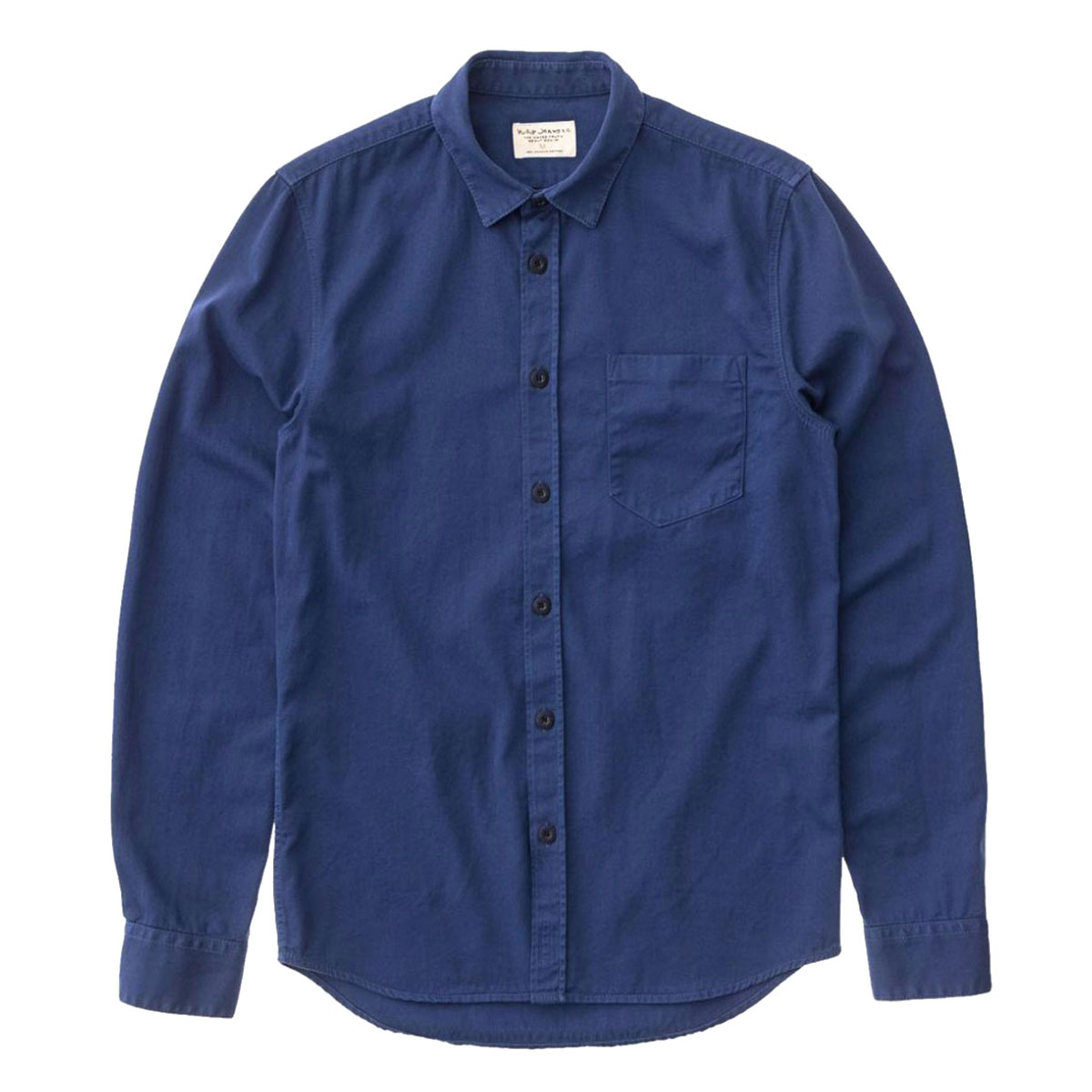 ̡ǥ   Ź Nudie Jeans Ĺµ  HENRY LONG SLEEVE SHIRT ODEN BLUE C28 140426 A62B B1C C1D D6E E07F