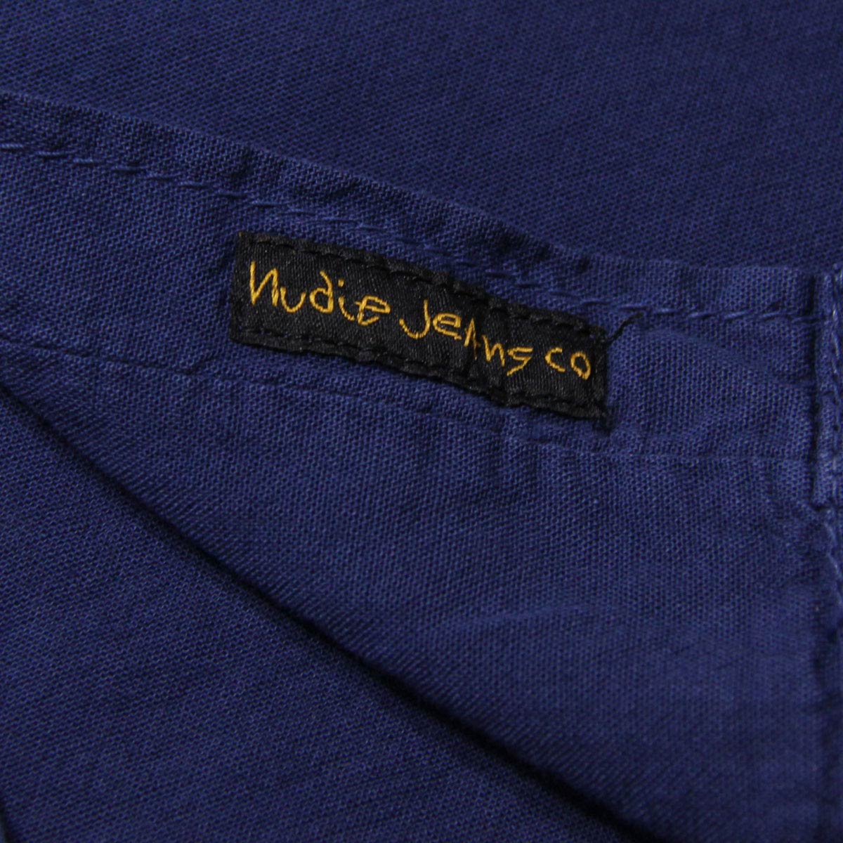 ̡ǥ   Ź Nudie Jeans Ĺµ  HENRY LONG SLEEVE SHIRT ODEN BLUE C28 140426 A62B B1C C1D D6E E07F