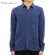 ̡ǥ   Ź Nudie Jeans Ĺµ  HENRY LONG SLEEVE SHIRT ODEN BLUE C28 140426 A62B B1C C1D D6E E07F