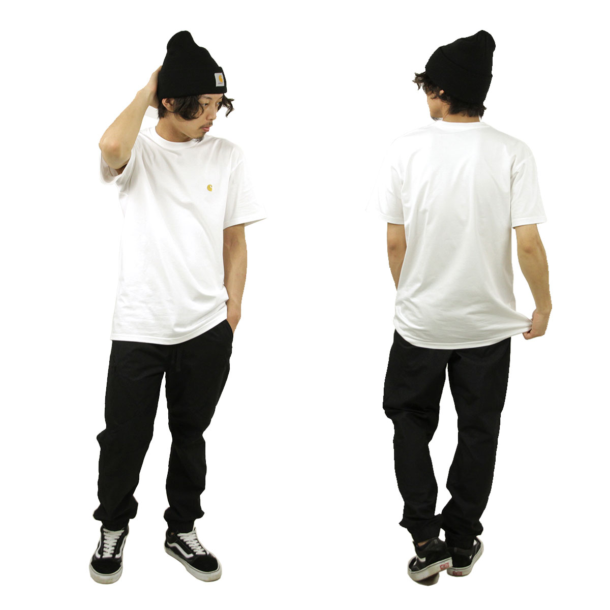 ϡ ѥ  Ź CARHARTT WIP Υѥ ܥȥॹ COLTER RELAXED LOOSE FIT PANT BLACK/WHITE I027594 89 AB0B B1C C2D D2E E13F