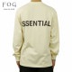 �ե������֥��å� fog essentials T����� ��� ������ FEAR OF GOD ���å��󥷥�륺 ĹµT����� �Хå��ץ��� ���� FOG - FEAR OF GOD ESSENTIALS 3M LOGO LONG SLEEVE BOXY T-SHIRT BUTTER CREAM AA5B B1C C1D D2E E18