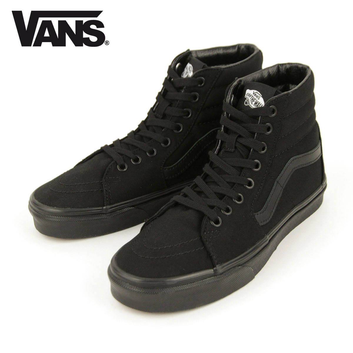 �Х� ���ˡ����� ��� ��������Ź VANS ���ˡ����� �������ȥϥ� VANS SK8-HI BLACK/BLACK/BLACK VN000TS9BJ4 A33B B1C C4D D2E E13F