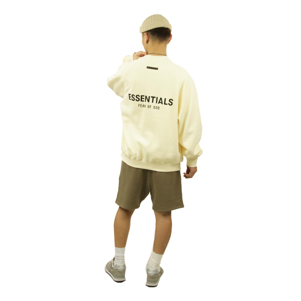 �ե������֥��å� fog essentials �������å� ��� ������ FEAR OF GOD ���å��󥷥�륺 ���� ���롼�ͥå� �ȥ졼�ʡ� FOG - FEAR OF GOD ESSENTIALS LOGO CREW SWEAT FLEECE SHIRTS CREAM AA5B B1C C1D D5E E18F