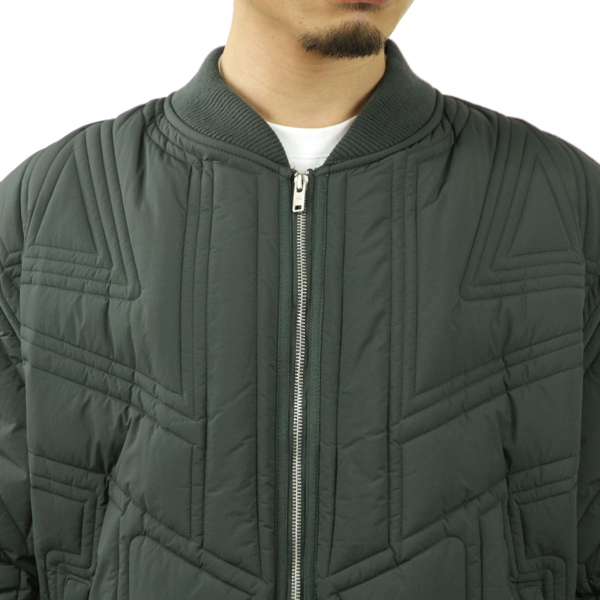 磻꡼  MA-1  Y-3  ܥС㥱å QUILTED BOMBER JACKET IP7936 UTILITY IVY