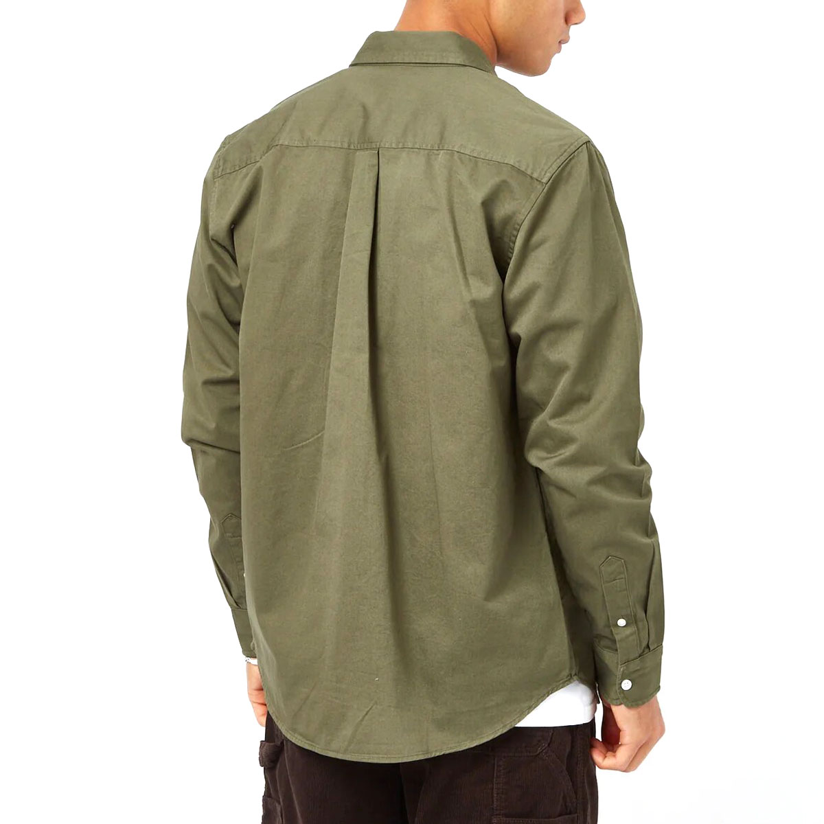 �����ϡ��� ��� Ĺµ����� ������ CARHARTT WIP �ܥ�������󥷥�� LONG SLEEVE MADISON SHIRT SEAWEED / WAX I023339 0Y5XX AB0B B1C C1D D6E E08F