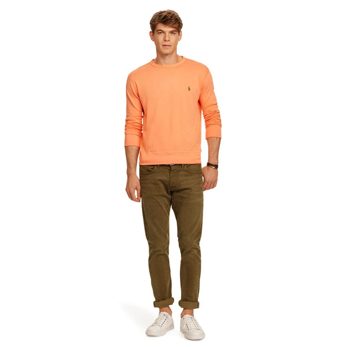 �ݥ� ���ե������ �������å� ��� ������ POLO RALPH LAUREN �ȥ졼�ʡ�  COTTON SPA TERRY SWEATSHIRT A05B B1C C1D D5E E10F