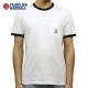 �ե�󥯥�� �ޡ������ T����� ��������Ź FRANKLIN��MARSHALL ȾµT����� ���롼�ͥå�  RINGER TEE WHITE TSMF192AM 45181 4015 A61B B1C C1D D1E E01F
