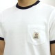 �ե�󥯥�� �ޡ������ T����� ��������Ź FRANKLIN��MARSHALL ȾµT����� ���롼�ͥå�  RINGER TEE WHITE TSMF192AM 45181 4015 A61B B1C C1D D1E E01F