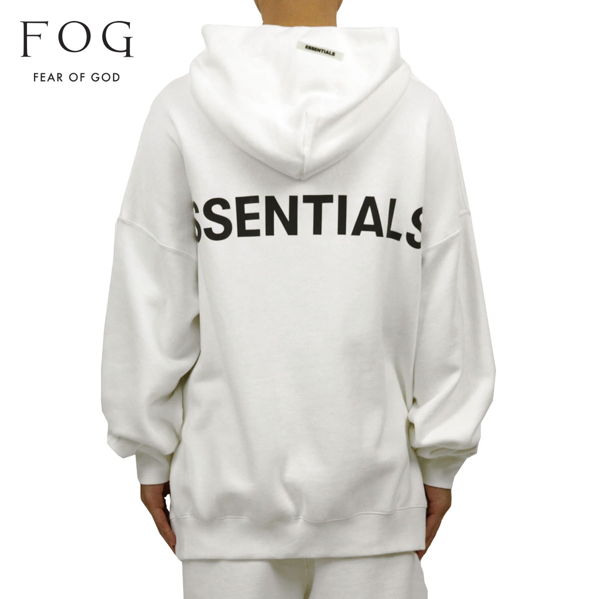 �ե������֥��å� fog essentials �ѡ����� ��� ������ FEAR OF GOD �ץ륪���С��ѡ����� ���� FOG - FEAR OF GOD ESSENTIALS 3M LOGO PULLOVER HOODIE WHITE AA5B B1C C1D D5E E01