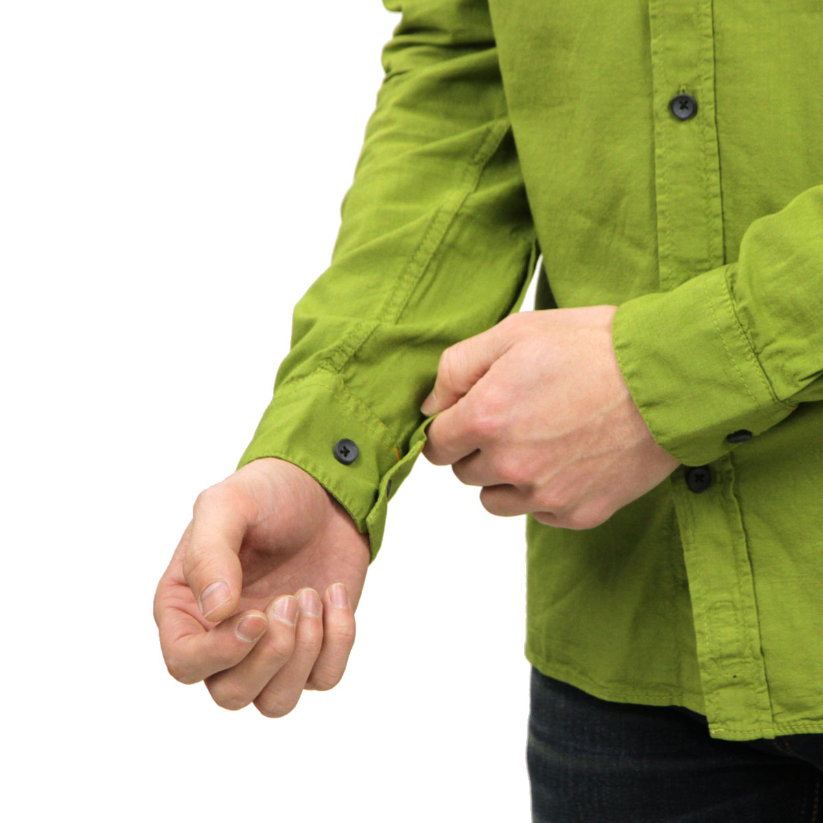 ̡ǥ   Ź Nudie Jeans Ĺµ  HENRY LONG SLEEVE SHIRT PEA G22 140426 A62B B1C C1D D6E E08F