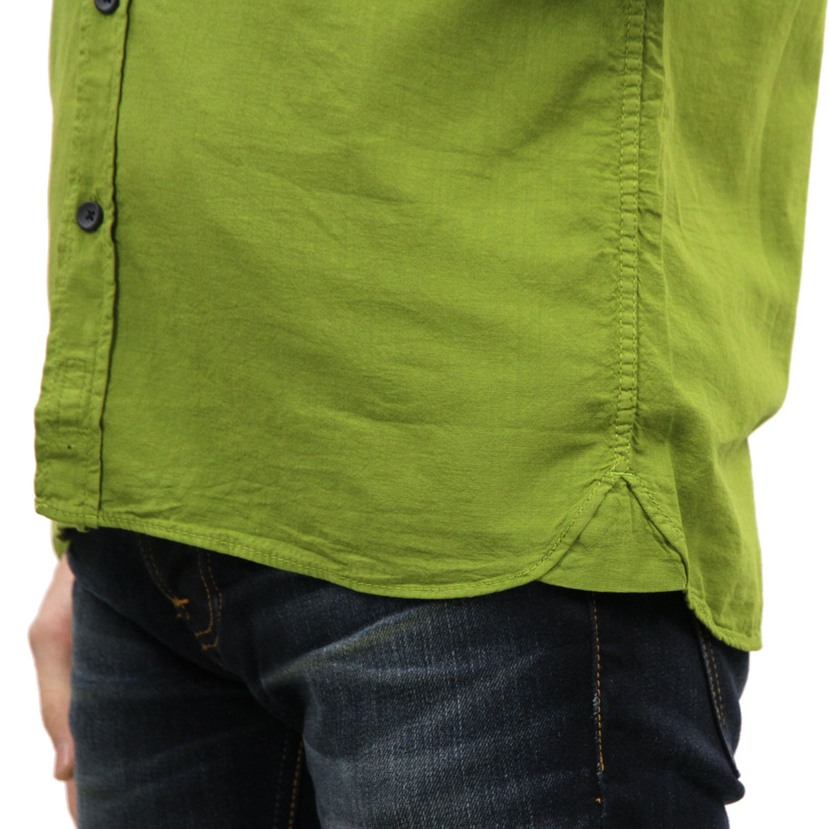 ̡ǥ   Ź Nudie Jeans Ĺµ  HENRY LONG SLEEVE SHIRT PEA G22 140426 A62B B1C C1D D6E E08F