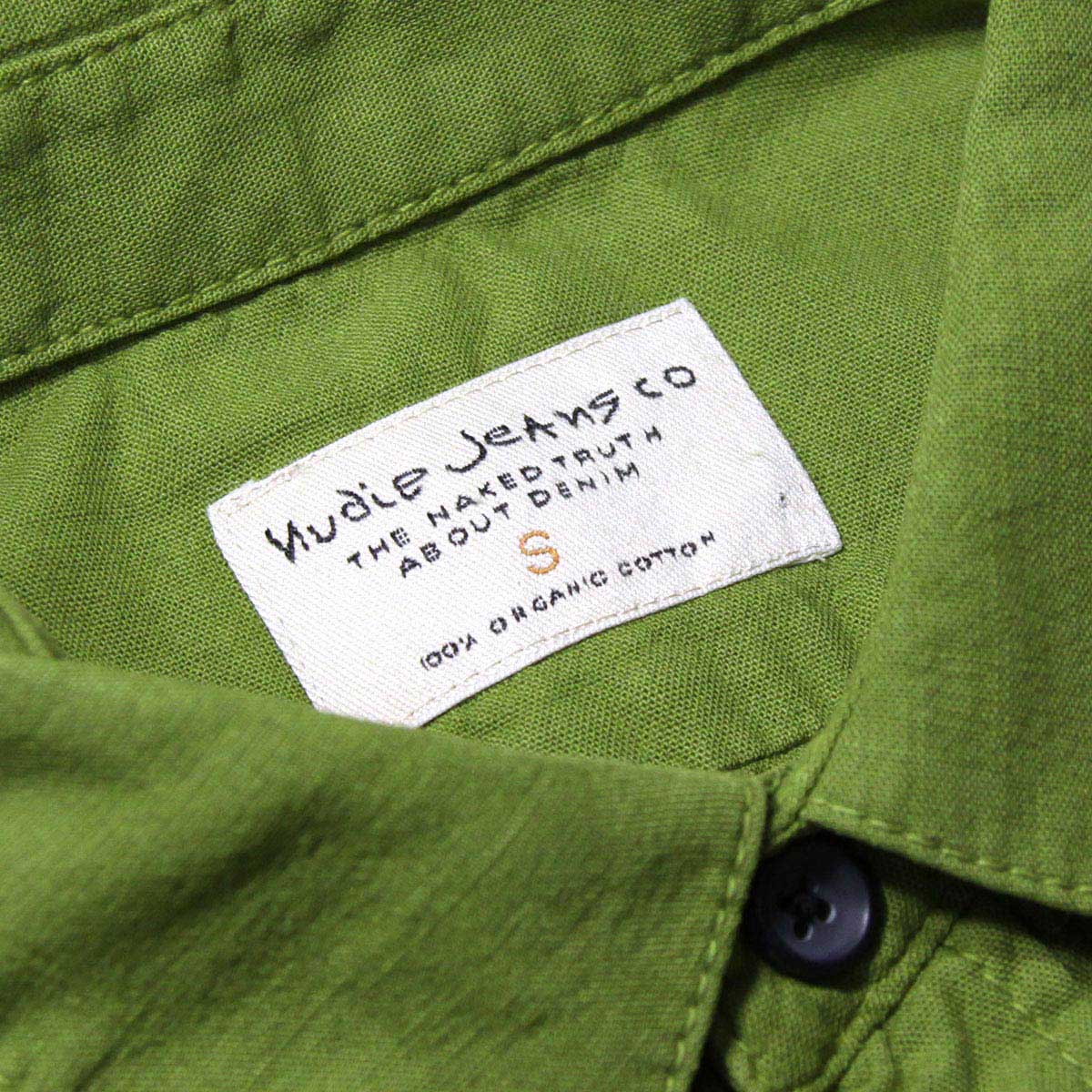 ̡ǥ   Ź Nudie Jeans Ĺµ  HENRY LONG SLEEVE SHIRT PEA G22 140426 A62B B1C C1D D6E E08F