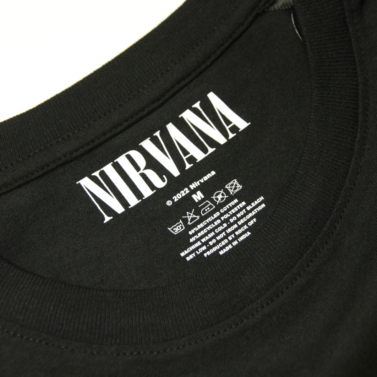 �ߥ塼���å��ƥ� ��� �Х��T����� ������ MUSIC TEE ���å�T����� �˥�������� SPLIT SMILE NIRVANA FLOWER MUSIC TEE
