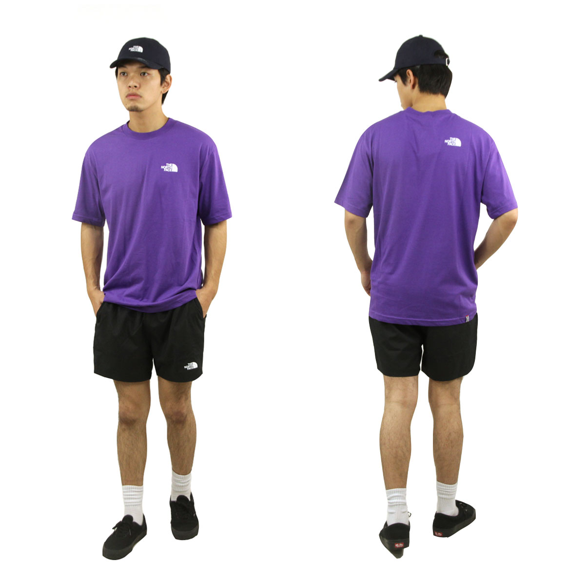 �Ρ����ե����� ��� ȾµT����� ������ THE NORTH FACE ���롼�ͥå� ���� �������� AXYS SHORT SLEEVE TEE T-SHIRT NF0A89FY NL4 PEAK PURPLE