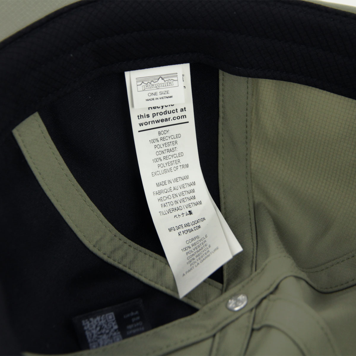 �ѥ����˥� ��� ��ǥ����� ����å� ������ patagonia ���� ˹�� TERREBONNE HAT 33317 RVGN RIVER ROCK GREEN