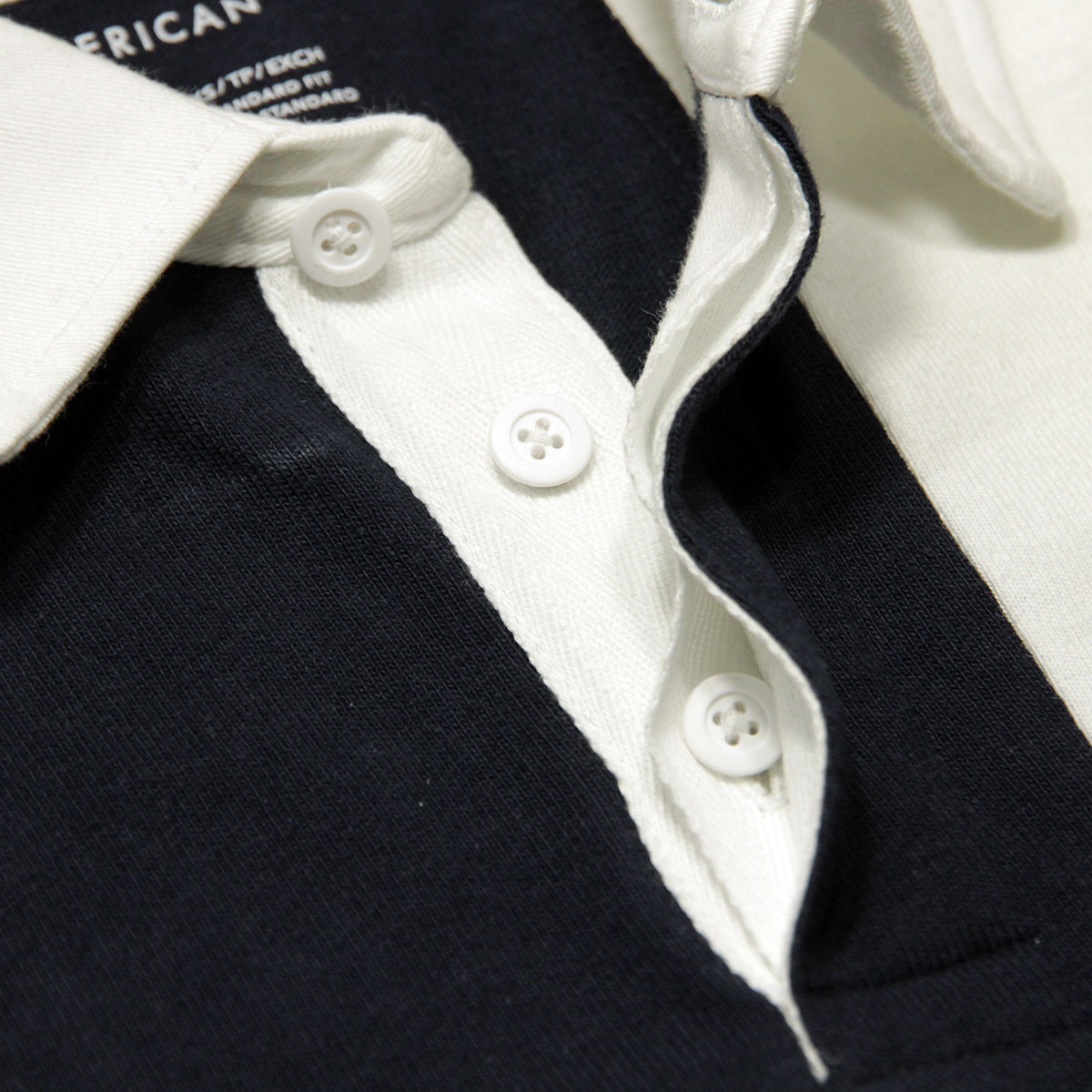 ����ꥫ�󥤡����� �饬������� ��� ������ AMERICAN EAGLE Ĺµ�饬������� AE LONG SLEEVE COLOR BLOCK POLO SHIRT 0176-8978-410 A04B B1C C1D D6E E06F