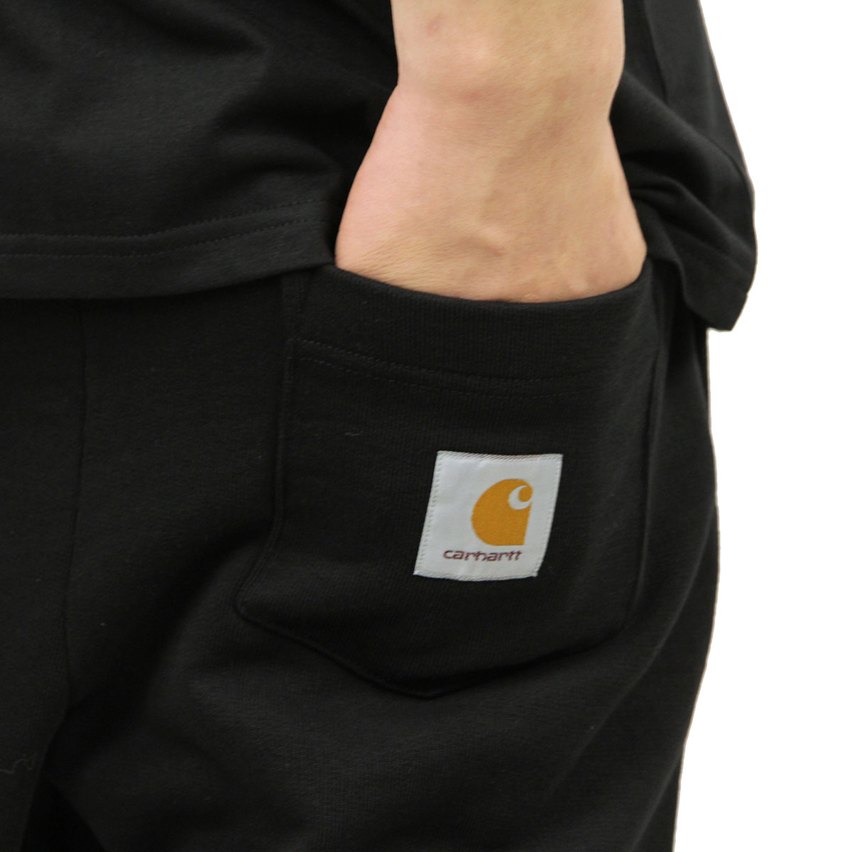 �����ϡ��� �ѥ�� ��� ��������Ź CARHARTT WIP �������åȥϡ��եѥ�� �ܥȥॹ POCKET SWEAT SHORT BLACK I027698 89 AB0B B1C C2D D9E E13F