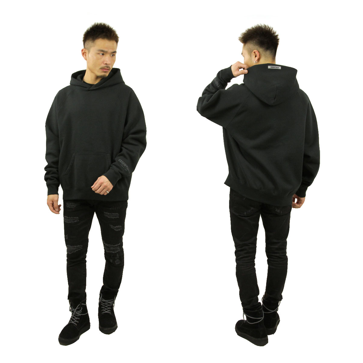 �ե������֥��å� fog essentials �ѡ����� ��� ������ FEAR OF GOD ���å��󥷥�륺 �ץ륪���С� ���� FOG - FEAR OF GOD ESSENTIALS CORE HOODIE BLACK AA5B B1C C1D D5E E13