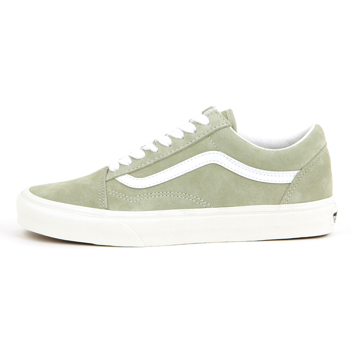 �Х� ������ɥ������� ��� ��������Ź VANS ���ˡ����� �ԥå��������� VANS OLD SKOOL (PIG SUEDE) MOSS GRAY/SNOW WHITE VN0A5KRFB32 A33B B1C C4D D2E E08F