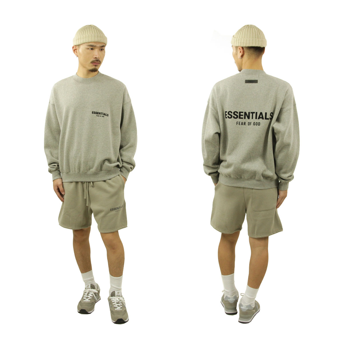 �ե������֥��å� fog essentials �������å� ��� ������ FEAR OF GOD ���å��󥷥�륺 ���� ���롼�ͥå� �ȥ졼�ʡ� FOG - FEAR OF GOD ESSENTIALS LOGO CREW SWEAT FLEECE SHIRTS DARK OATMEAL AA5B B1C C1D D5E E02F