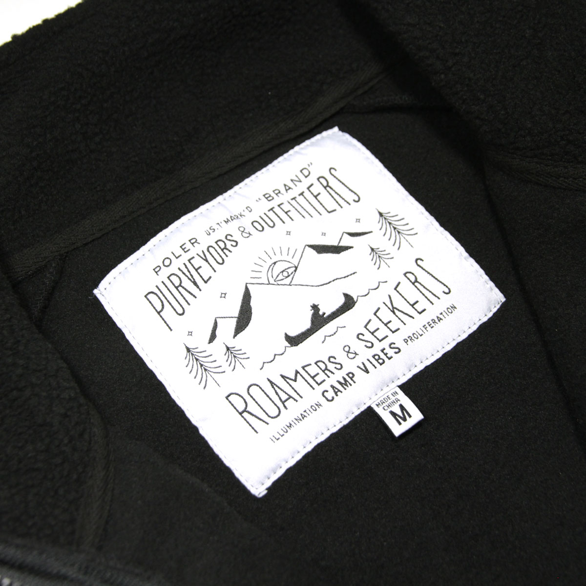 �ݡ��顼 ��� �ե꡼�����㥱�å� ��������Ź POLER ���Υ�å����㥱�å� �������� CAMP SHERPA ANORAK 233APM6104 BLACK