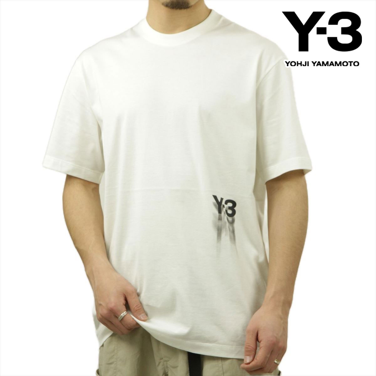 磻꡼  ȾµT  Y-3 롼ͥå åȥ  GFX SS TEE IZ3123 OFF WHITE