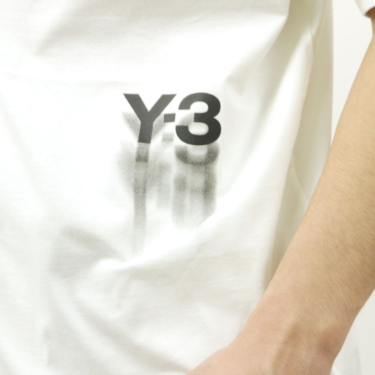磻꡼  ȾµT  Y-3 롼ͥå åȥ  GFX SS TEE IZ3123 OFF WHITE