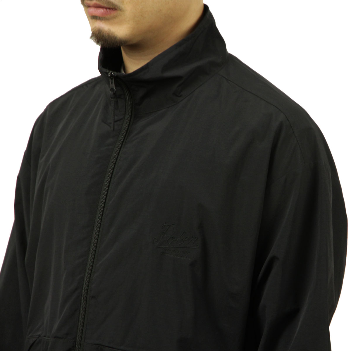 �ݡ��顼 ��� �ʥ����󥸥㥱�å� ��������Ź POLER �������� ���㥱�å� SHIRRING NYLON JACKET BLACK MCV0001