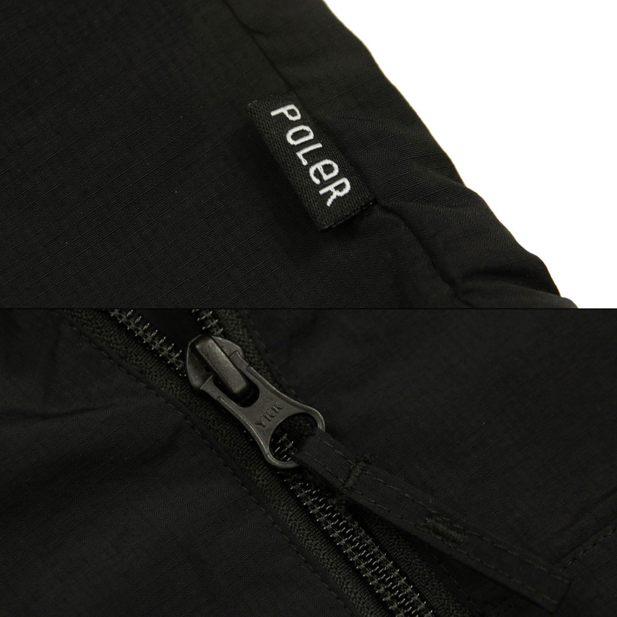 �ݡ��顼 ��� �ʥ����󥸥㥱�å� ��������Ź POLER �������� ���㥱�å� SHIRRING NYLON JACKET BLACK MCV0001