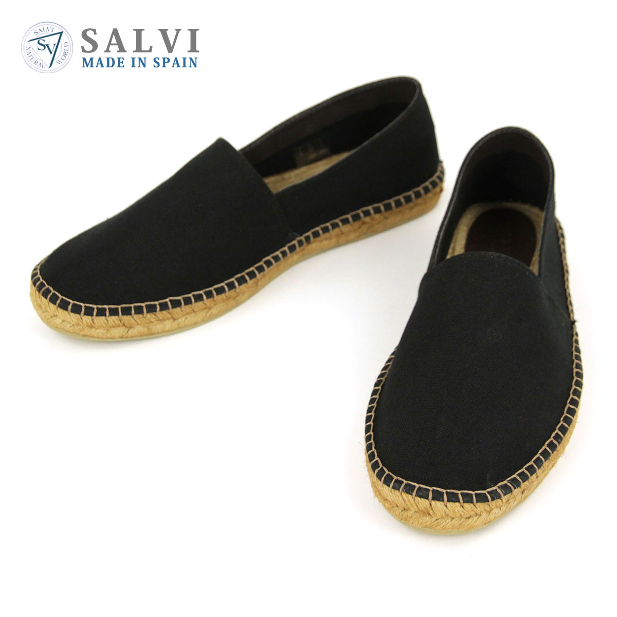  SALVI Ź 塼 ESPADRILLE SHOES ѥɥ꡼ 塼 44-2 NEGRO BLACK A71B B1C C4D D2E E13F