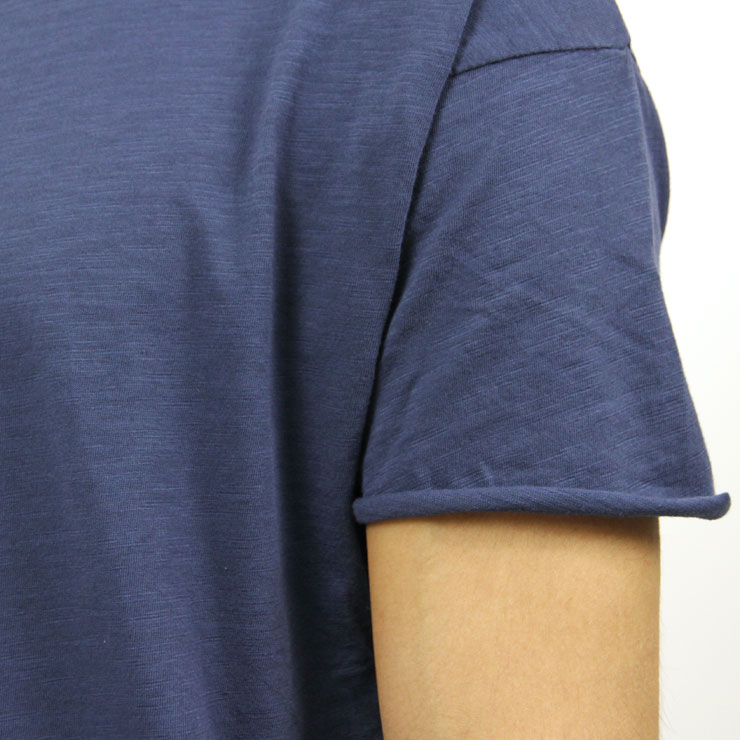 ̡ǥ T Ź Nudie Jeans ȾµT  Raw Hem T-Shirt Blue Mirage 131274 A62B B1C C1D D1E E06F