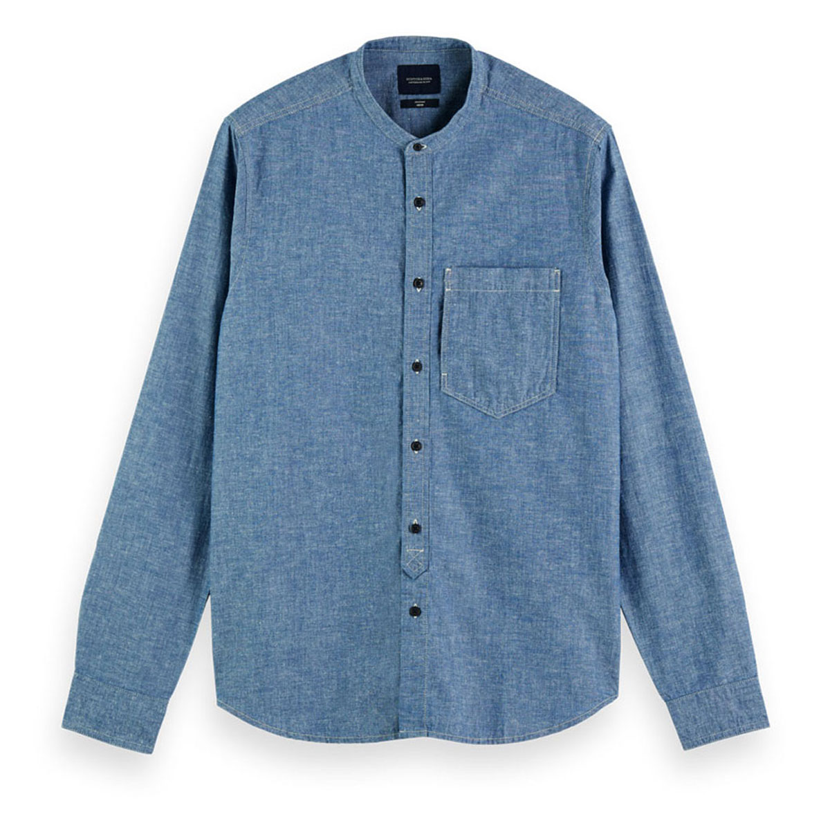 �����å�����ɥ����� ����� ��� ��������Ź SCOTCH��SODA �Х�ɥ��顼����� AMS BLAUW - GRANDAD SHIRT IN SPECIAL BLEND D INDIGO 162703 0089 41418 76 A39B B1C C1D D6E E07F