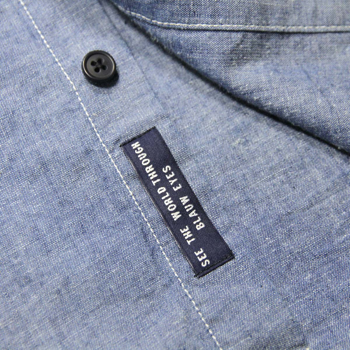 �����å�����ɥ����� ����� ��� ��������Ź SCOTCH��SODA �Х�ɥ��顼����� AMS BLAUW - GRANDAD SHIRT IN SPECIAL BLEND D INDIGO 162703 0089 41418 76 A39B B1C C1D D6E E07F