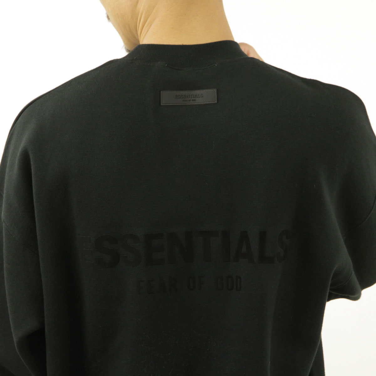 �ե������֥��å� fog essentials �������å� ��� ������ FEAR OF GOD ���å��󥷥�륺 ���� ���롼�ͥå� �ȥ졼�ʡ� FOG - FEAR OF GOD ESSENTIALS LOGO CREW SWEAT FLEECE SHIRTS BLACK AA5B B1C C1D D5E E13F