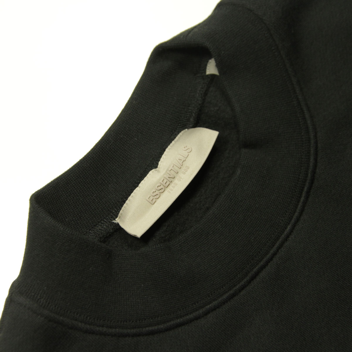 �ե������֥��å� fog essentials �������å� ��� ������ FEAR OF GOD ���å��󥷥�륺 ���� ���롼�ͥå� �ȥ졼�ʡ� FOG - FEAR OF GOD ESSENTIALS LOGO CREW SWEAT FLEECE SHIRTS BLACK AA5B B1C C1D D5E E13F