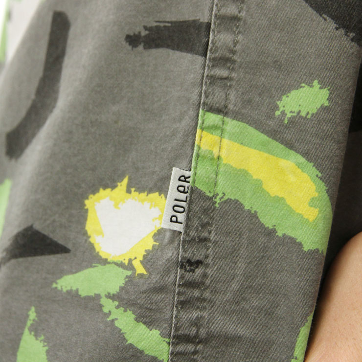 �ݡ��顼 ����� ��� ��������Ź POLER Ⱦµ�����  TREETOP S/S WOVEN 717101-CHR CHARCOAL A79B B1C C1D D6E E02F