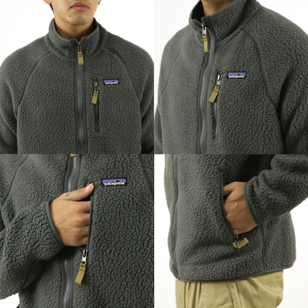 ѥ˥  ե꡼㥱å  patagonia åץå  ܥ㥱å RETRO PILE FLEECE JACKET FGE FORGE GREY 22801 A53B B1C C1D D4E E08F