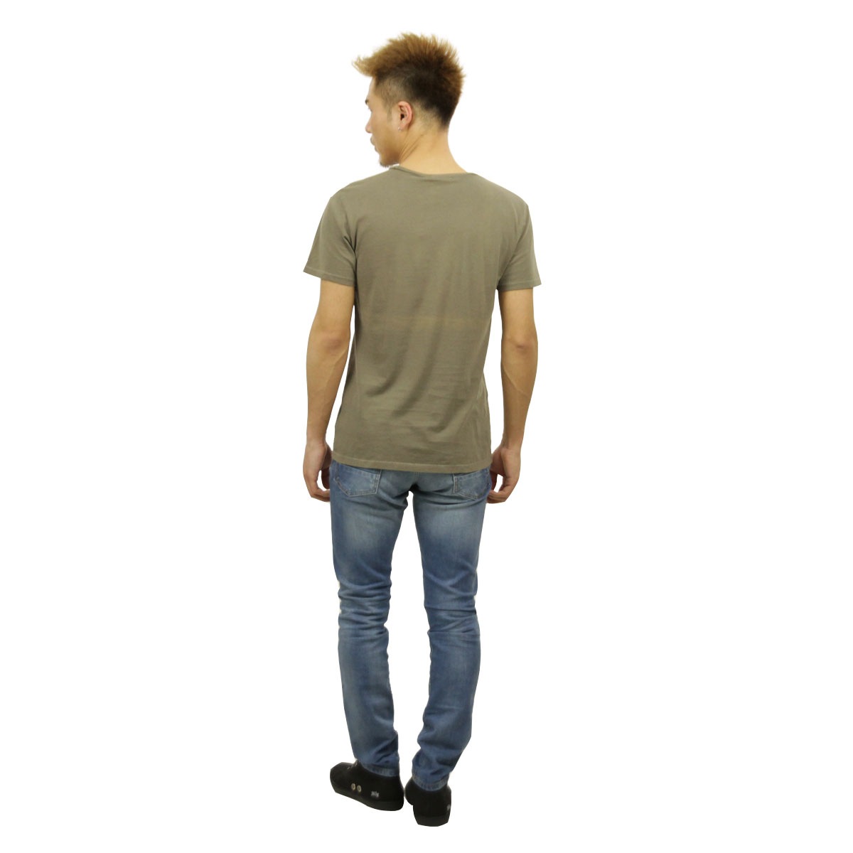 ̡ǥ T Ź Nudie Jeans ȾµT  Round Neck T-shirt Mud G13 131291 4010