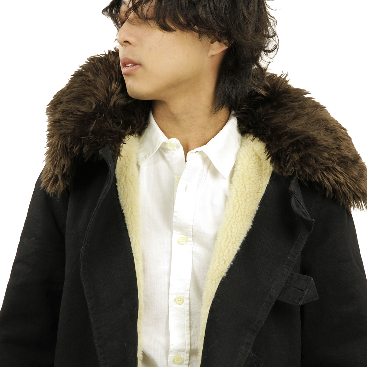 �̡��ǥ��������� ������ ��� ��������Ź Nudie Jeans �������� �ȥ��������� ���󥰥����� CONNOR SWEDISH ARMY COAT BLACK B01 160573 A62B B1C C1D D4E E13F