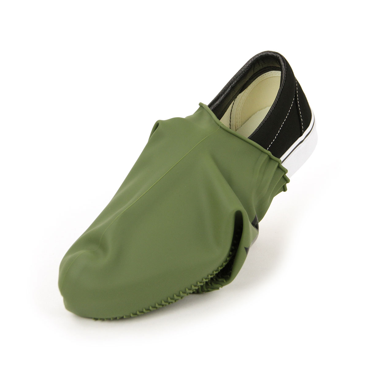 �ݡ��顼 ���塼�����С� ��������Ź POLER �쥤�󥷥塼�����С� �ɿ� ���ꥳ�󥷥塼�����С� SILICON RAIN SHOES COVER��M��22cm��25cm ��L��25��28cm 55400002-OLV OLIVE A79B B3C C3D D2E E08F