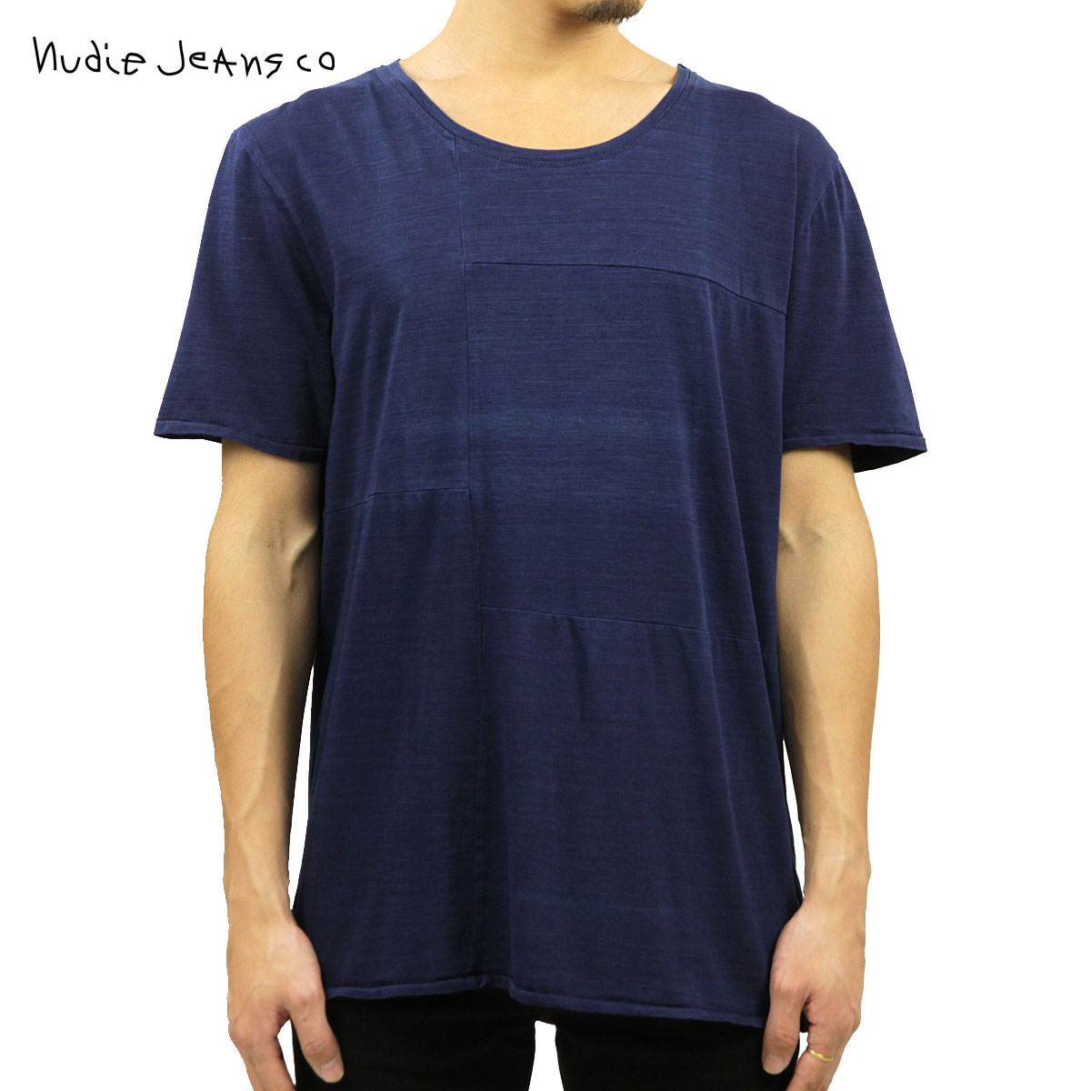 ̡ǥ T Ź Nudie Jeans ȾµT  Patched Tee Indigo 131455 A62B B1C C1D D1E E06F