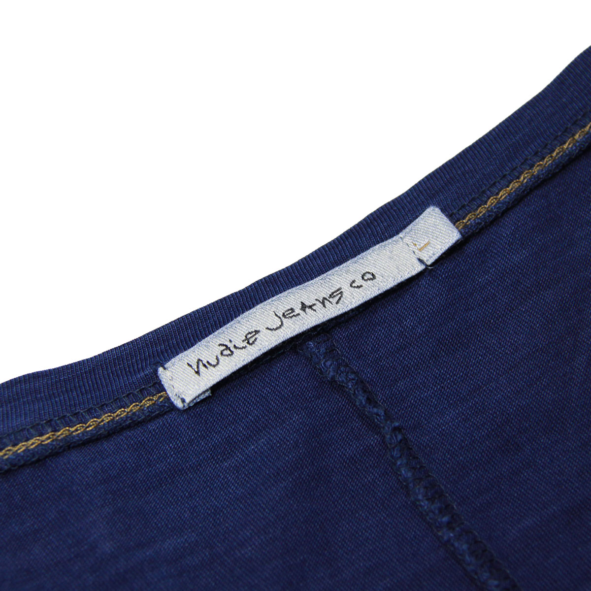 ̡ǥ T Ź Nudie Jeans ȾµT  Patched Tee Indigo 131455 A62B B1C C1D D1E E06F