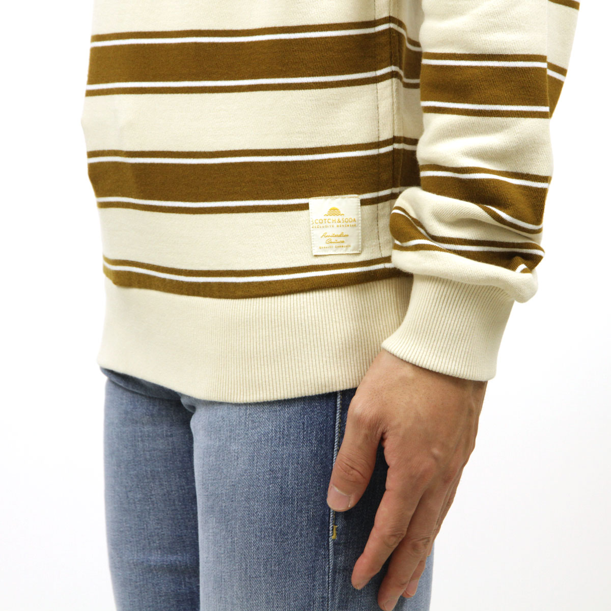 �����å�����ɥ����� �������å� ��� ��������Ź SCOTCH��SODA �ܡ������� �ȥ졼�ʡ� STRIPED CREWNECK FELPA SWEAT D COMBO A 162341 0217 43807 39 A39B B1C C1D D5E E04F