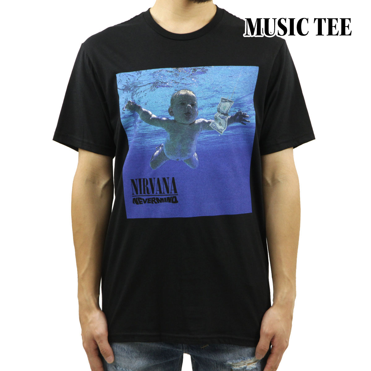 �ߥ塼���å��ƥ� ��� �Х��T����� ������ MUSIC TEE ���å�T����� �˥�������� �ͥ������ޥ���� NIRVANA NEVERMIND MUSIC TEE AB5B B1C C1D D1E E13F