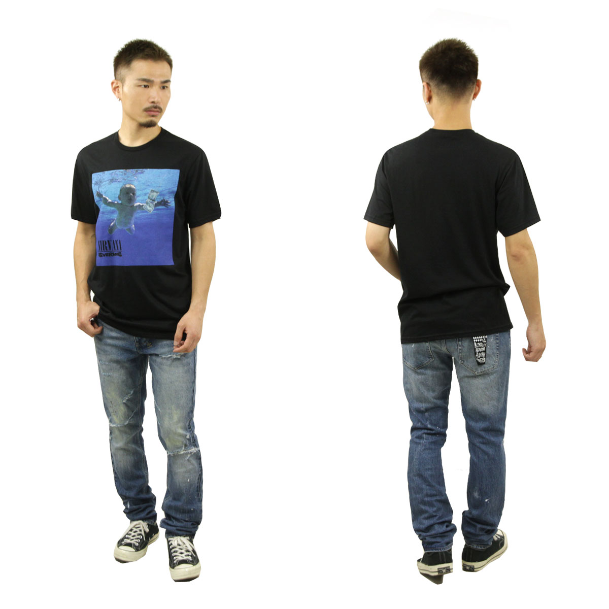 �ߥ塼���å��ƥ� ��� �Х��T����� ������ MUSIC TEE ���å�T����� �˥�������� �ͥ������ޥ���� NIRVANA NEVERMIND MUSIC TEE AB5B B1C C1D D1E E13F